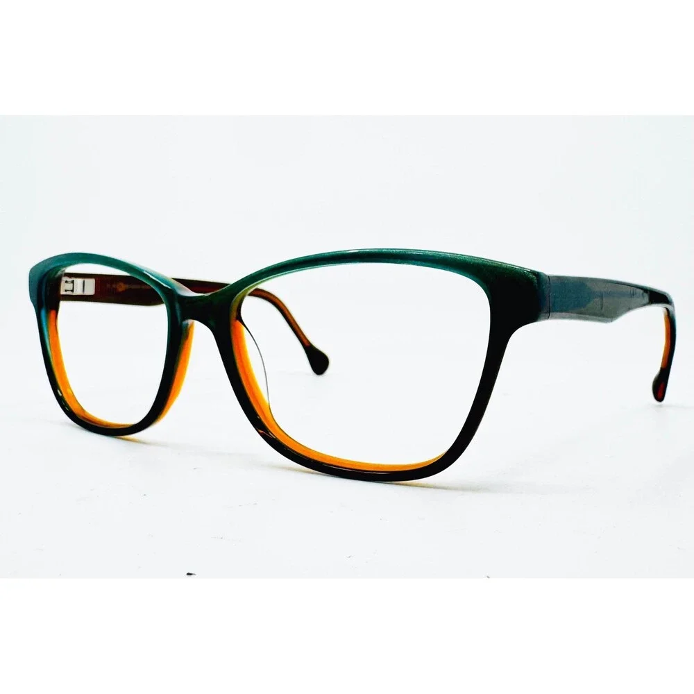 Lisa Loeb Eyewear By Classique Eyeglasses Womens Green Always Green 54-16-140